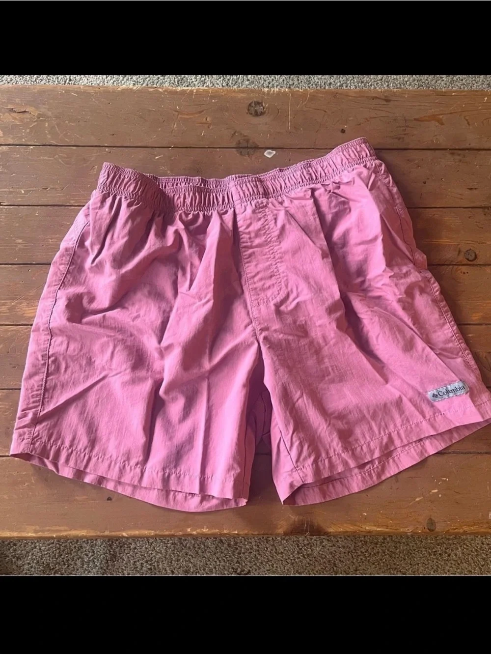 Columbia Men's Pink Hybrid Shorts Swimsuit